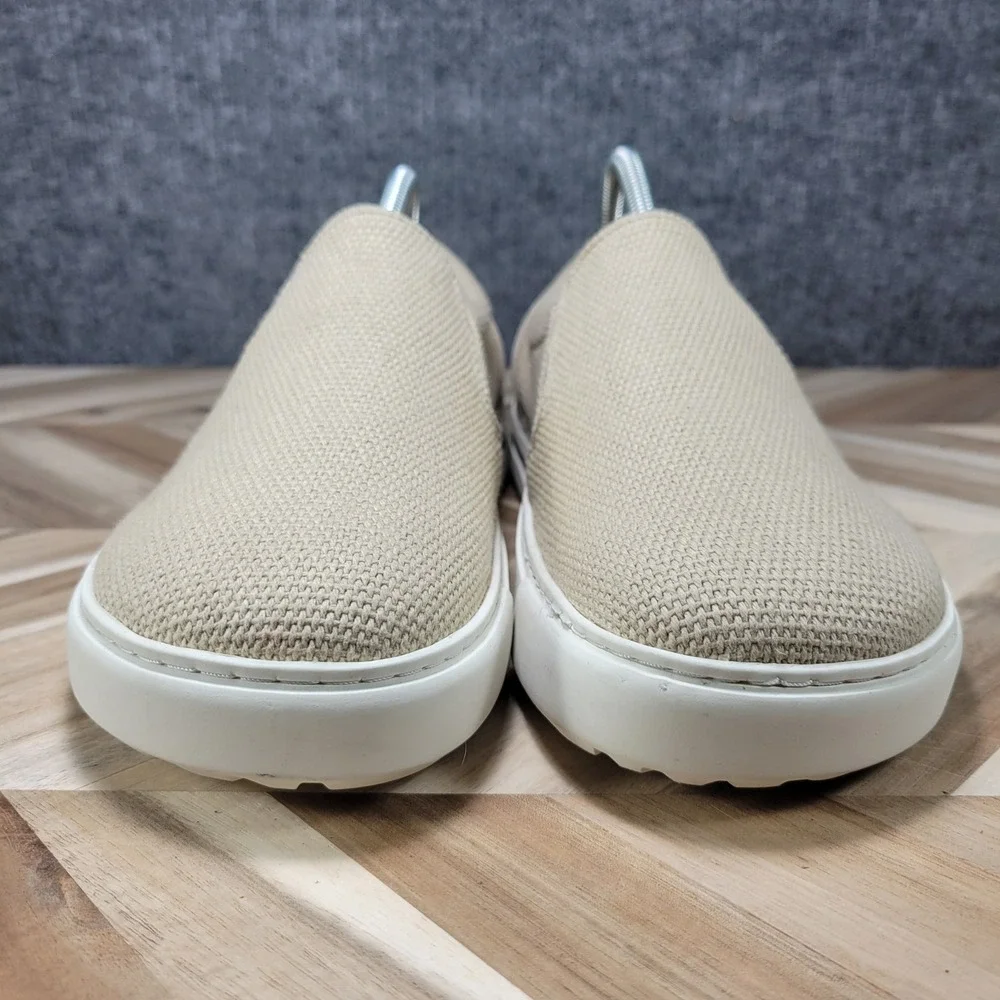 Birkenstock Oswego Canvas Suede Sandcastle Beige Slip On Mens 9 EU 42 Sneakers